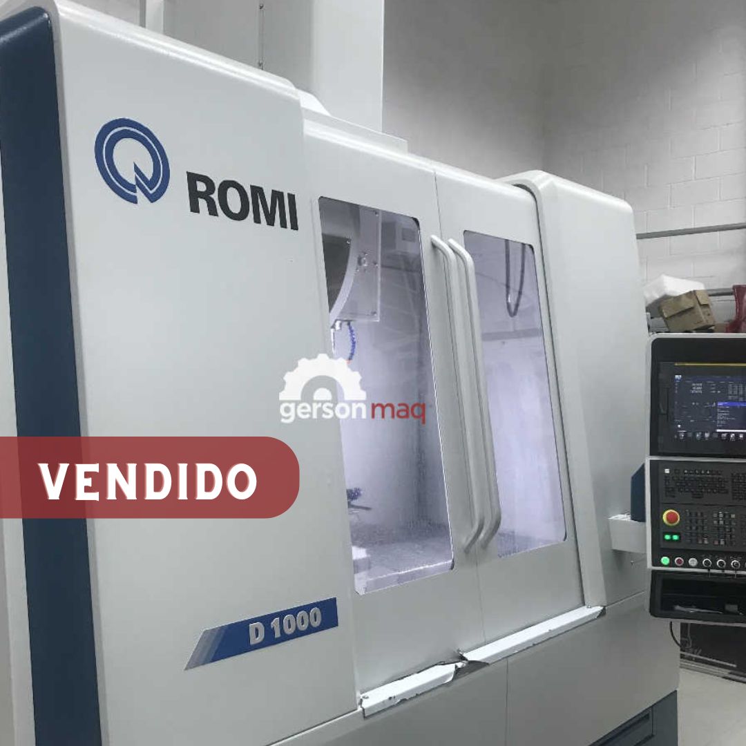 CENTRO DE USINAGEM ROMI D1000 V5.1 ANO 2019 - 4000 HRS DE USO